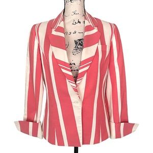 Vintage Carolina Herrera Striped Blazer